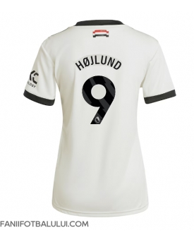 Manchester United Rasmus Hojlund #9 Tricou Fotbal Replică 2024-25 Femei Treilea